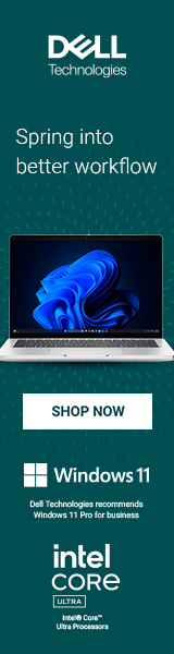 Dell Technologies Spring into better workflow side banner